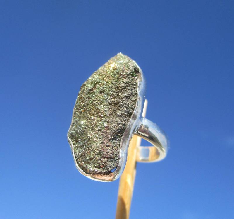 Chalkopyrit Ring Gr. 16, 5 - Silber 925 Chalkopyrit Ring Gr. 16, 5 - Silber 925 von THORALFWOLF