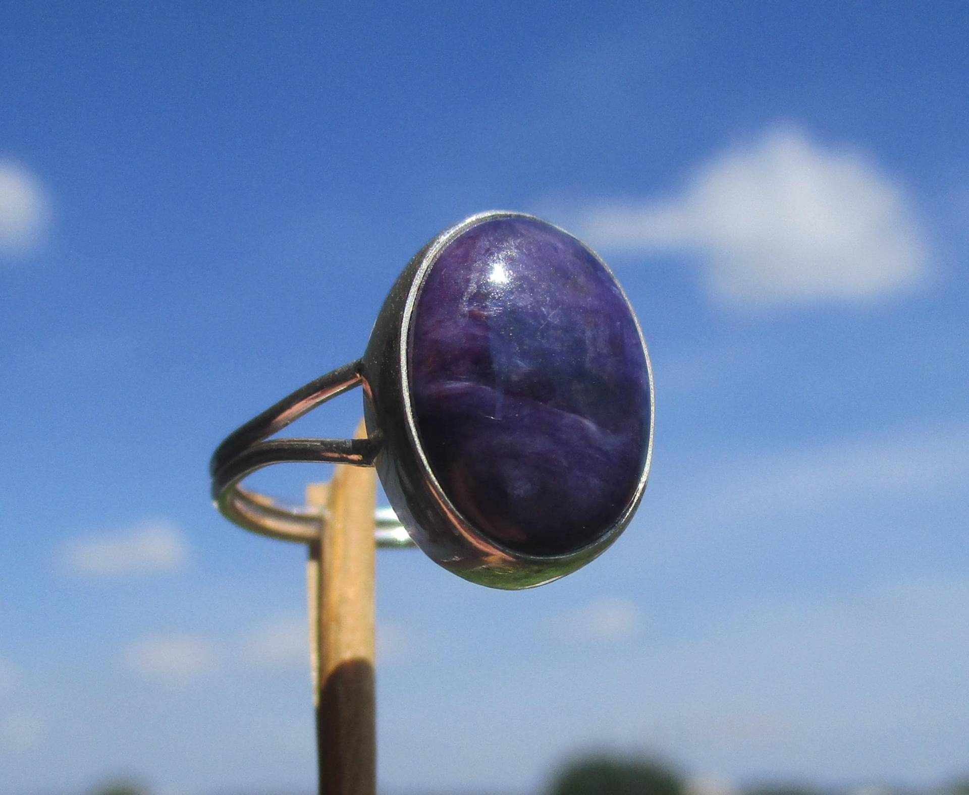 Charoit Aus Russland Ring Gr. 17, 25 - Silber 925 Charoit Aus Russland Ring Gr. 17, 25 - Silber 925 von THORALFWOLF