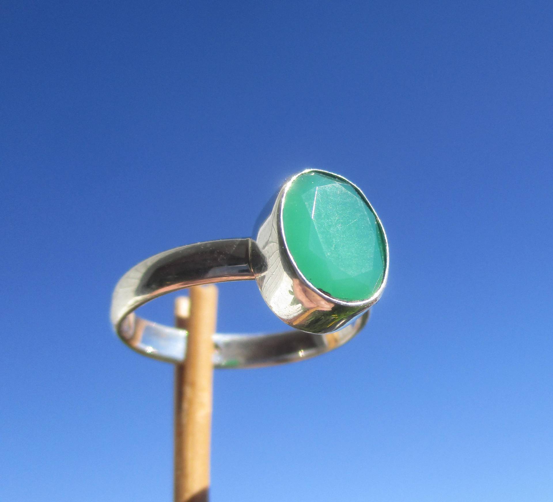 Chrysopras Ring Gr. 18 - Silber 925 Chrysopras Ring Gr. 18 - Silber 925 von THORALFWOLF