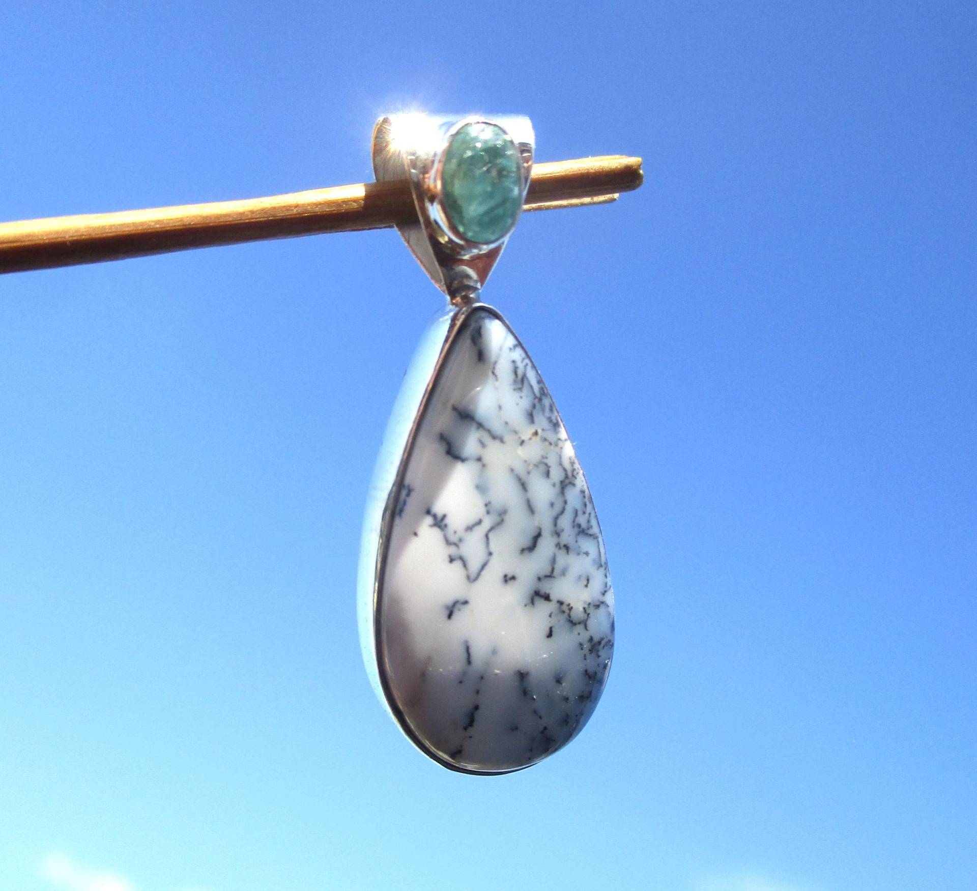 Dendritenopal Aus Der Türkei - Anhänger Silber 925 Mit Apatit Dendritenopal Aus Der Türkei - Anhänger Silber 925 Mit Apatit von THORALFWOLF