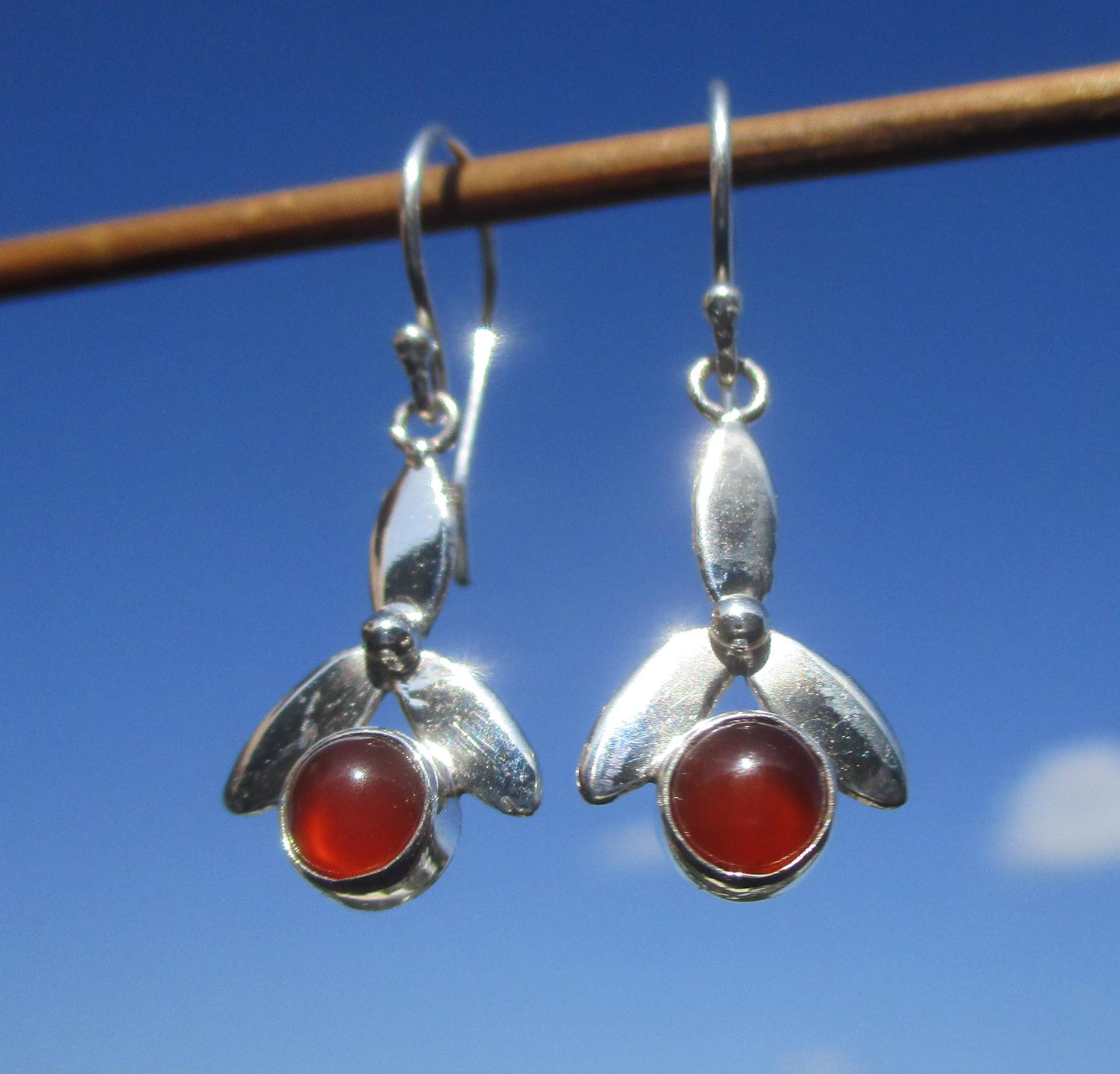 Karneol - Ohrhänger Silber 925 von THORALFWOLF