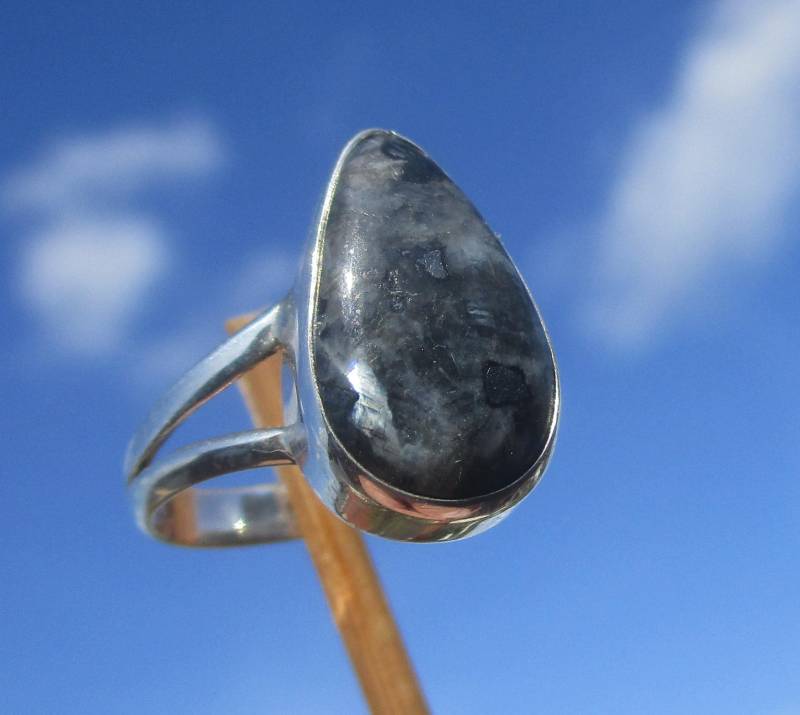Larvikit Aus Norwegen - Ring Gr. 17 Silber 925 von THORALFWOLF