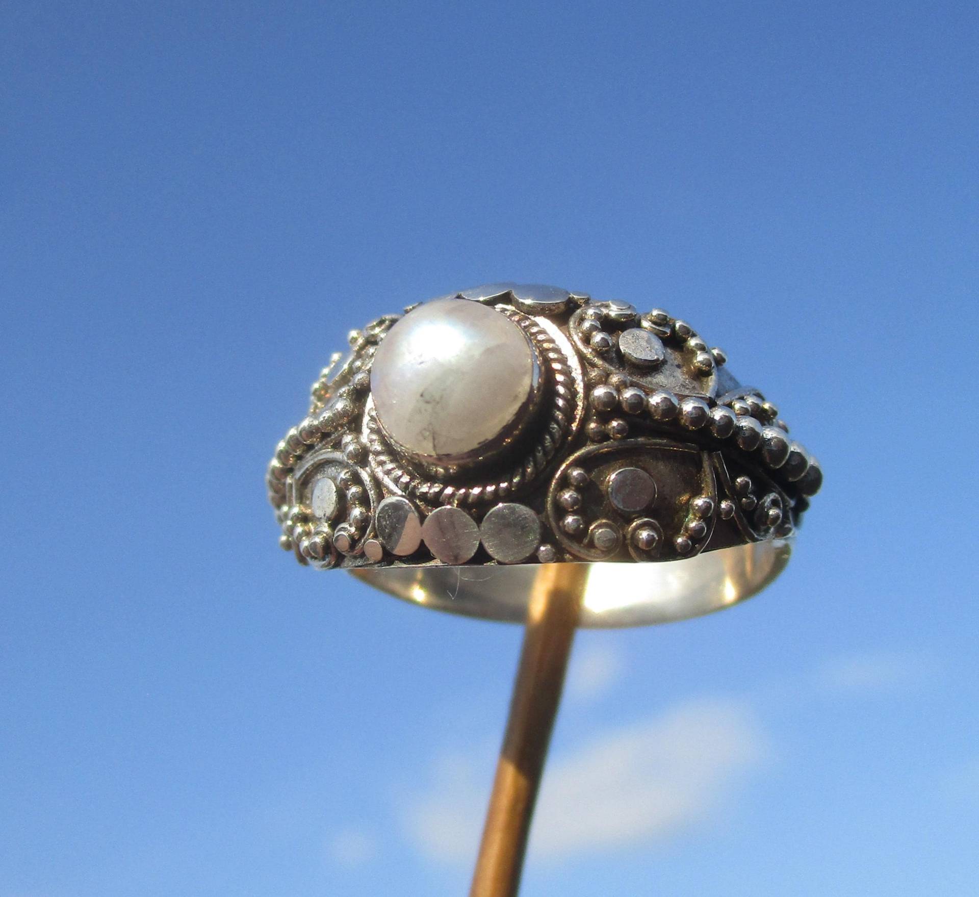 Mondstein - Ring Gr. 18, 75 Silber 925 Mondstein - Ring Gr. 18, 75 Silber 925 von THORALFWOLF