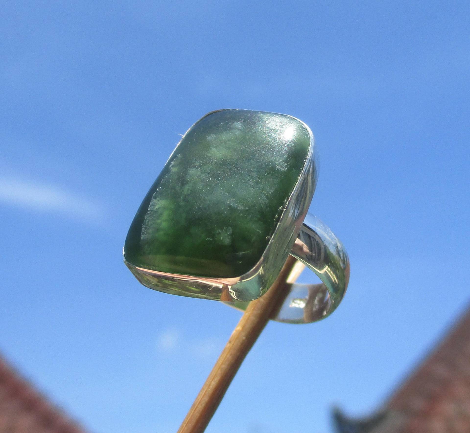 Nephrit - Jade Aus Kanada Ring Gr. 17 Silber 925 Nephrit - Jade Aus Kanada Ring Gr. 17 Silber 925 von THORALFWOLF