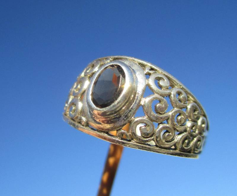 Rauchquarz Ring Gr. 19 - Silber 925 Rauchquarz Ring Gr. 19 - Silber 925 von THORALFWOLF