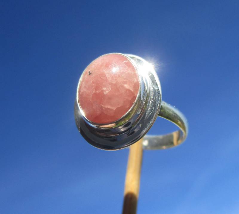 Rhodochrosit Aus Argentinien - Ring Gr. 17, 25 Silber 925 von THORALFWOLF