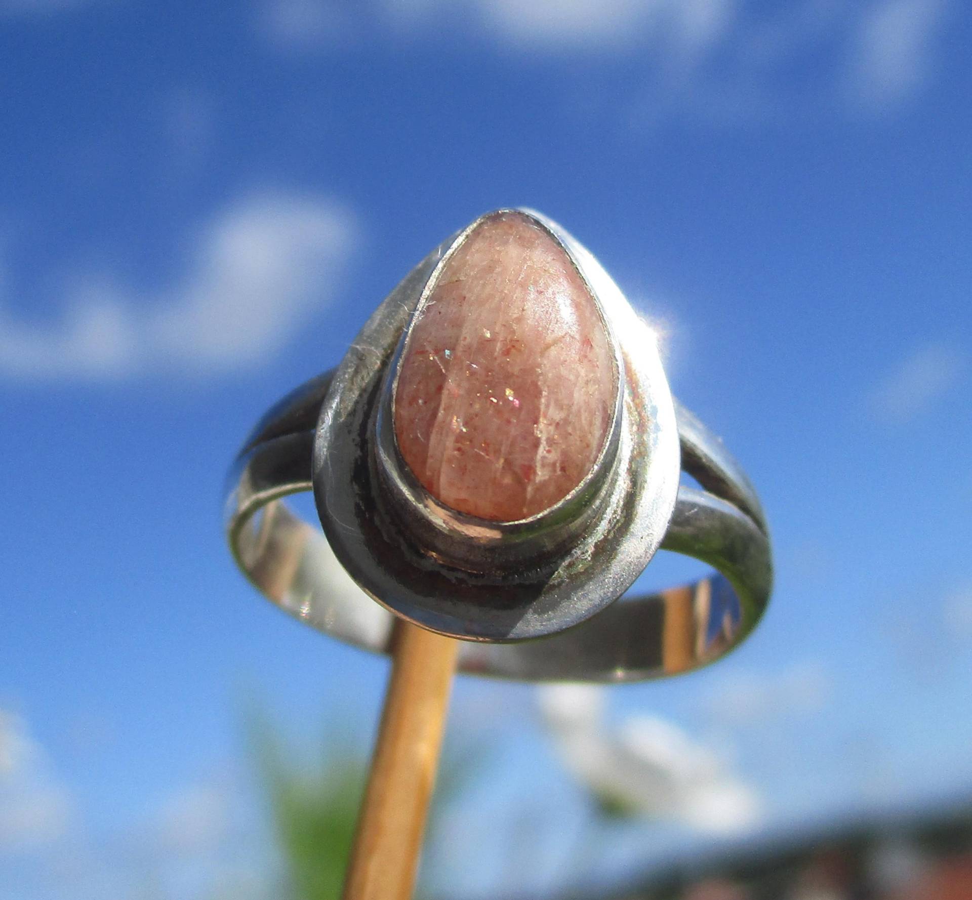 Rhodochrosit Aus Argentinien - Ring Gr. 18, 25 Silber 925 von THORALFWOLF