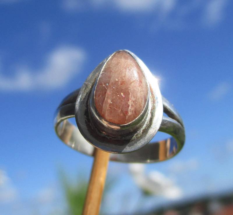 Rhodochrosit Aus Argentinien - Ring Gr. 18, 25 Silber 925 von THORALFWOLF