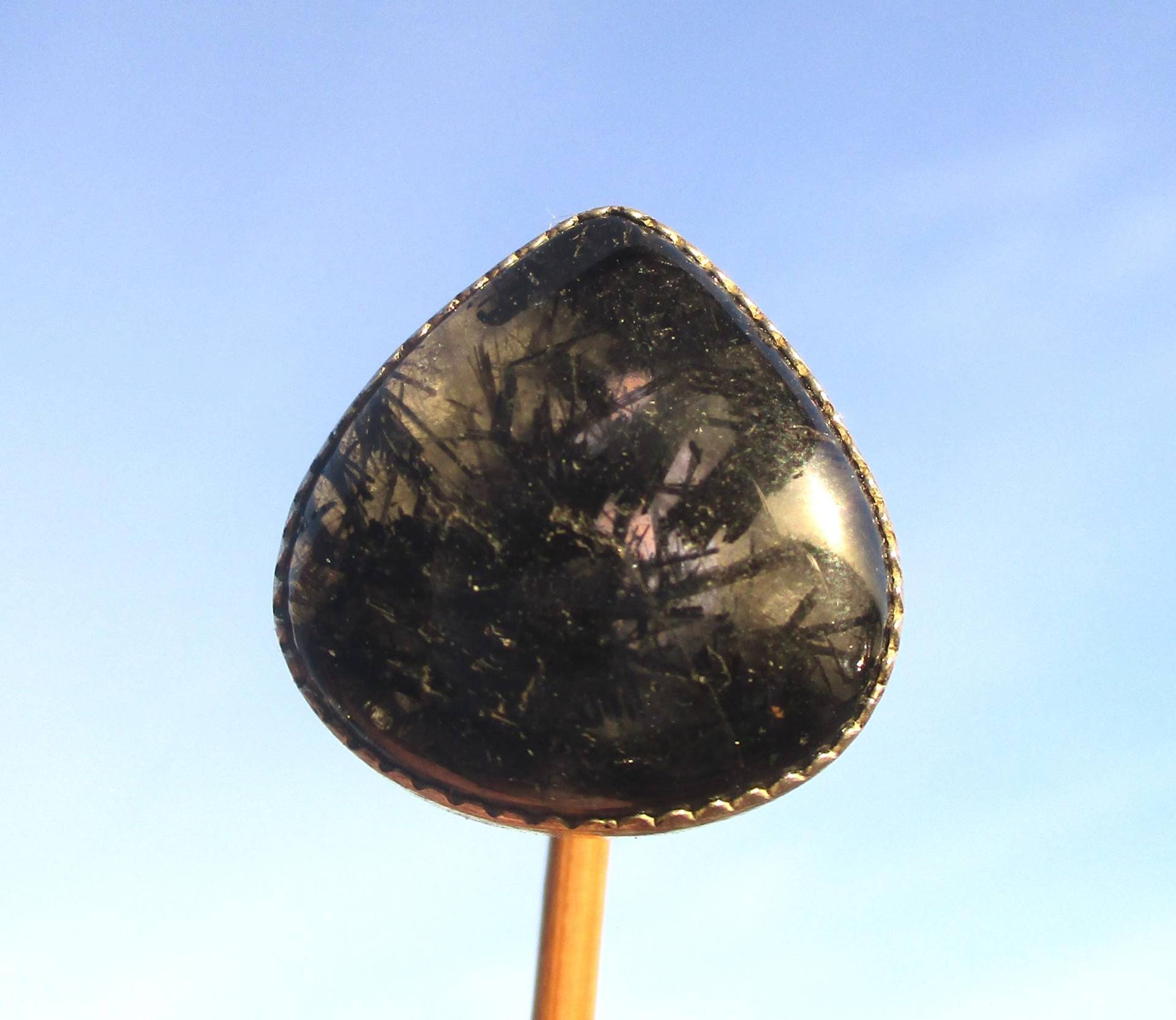 Turmalinquarz , Ring Gr. 18, 75 Silber 925 von THORALFWOLF