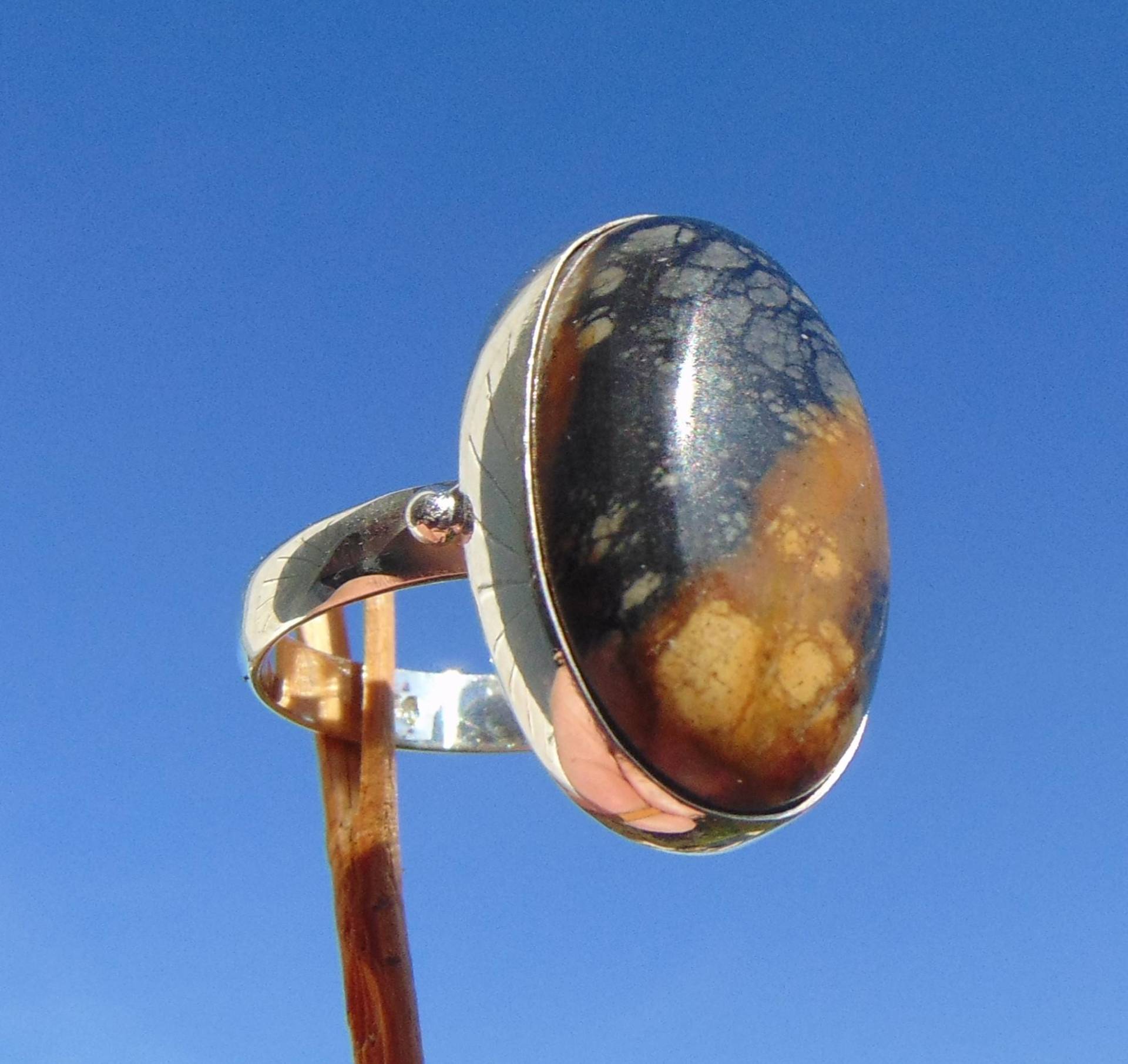 Versteinertes Holz , Ring Gr. 17, 5 - Silber 925 Versteinertes Holz , Ring Gr. 17, 5 - Silber 925 von THORALFWOLF