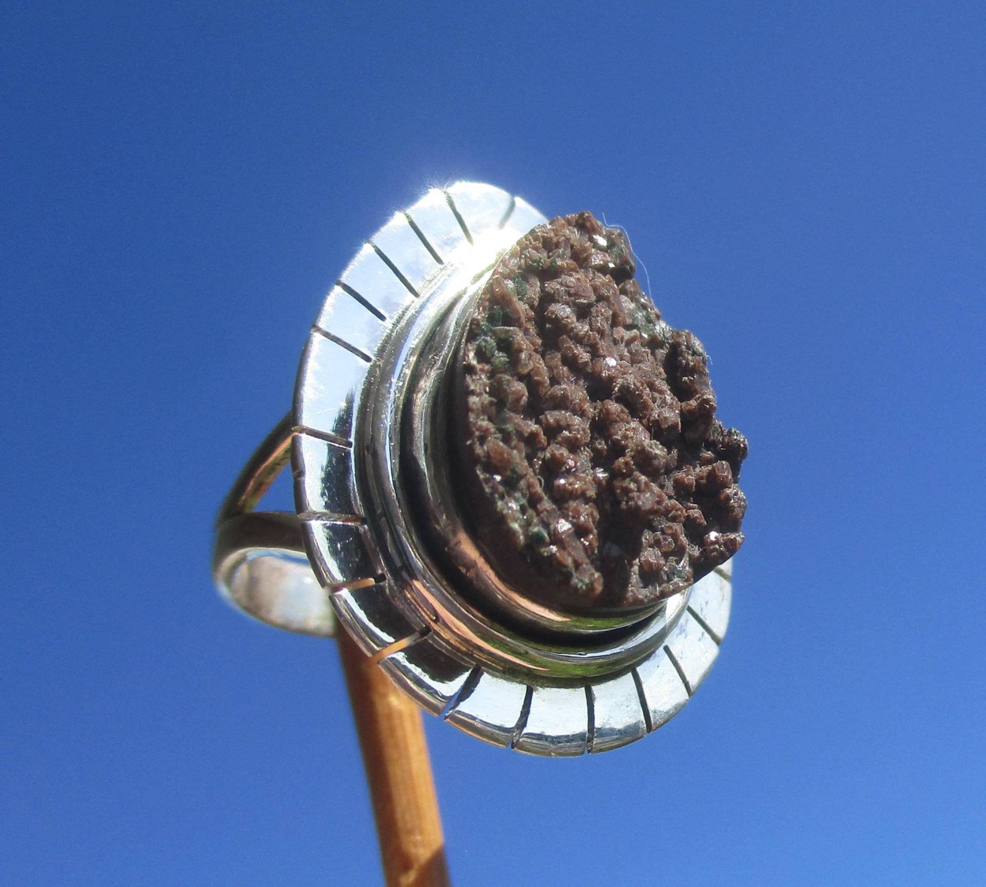 Zwenkauer Holz - Versteinertes Aus Sachsen , Ring Gr. 16, 25 Silber 925 Zwenkauer Holz - Versteinertes Aus Sachsen , Ring Gr. 16, 25 Silber 925 von THORALFWOLF