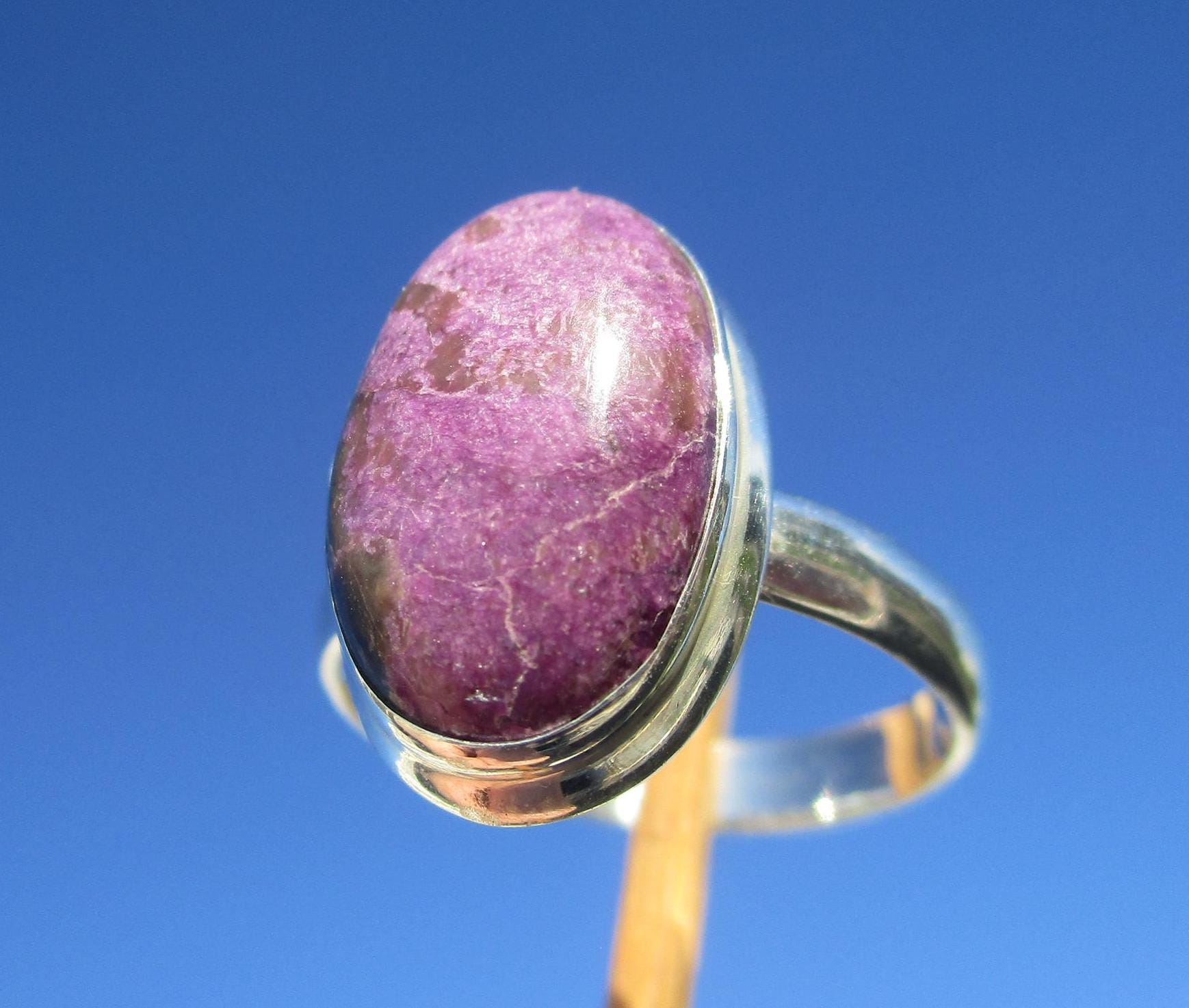 stichtit - Ring Gr. 19, 75 Silber 925 von THORALFWOLF