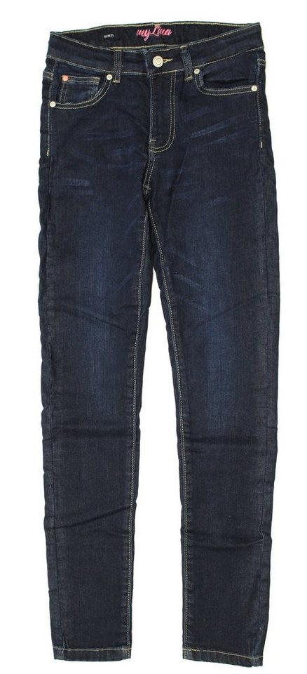 THREE OAKS 5-Pocket-Jeans Mädchen Skinny Fit - Five Pocket Jeans M330059 181 von THREE OAKS