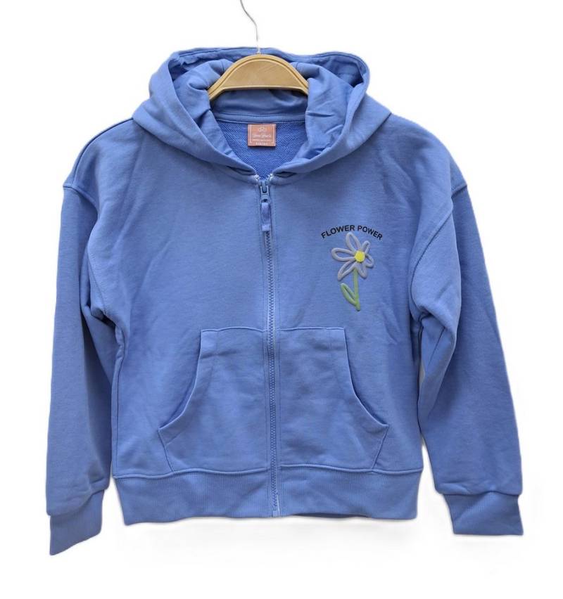 THREE OAKS Kapuzensweatjacke M390358:Mädchen Kapuzensweatjacke "Flower Power" Print THREE OAKS Kapuzensweatjacke M390358:Mädchen Kapuzensweatjacke "Flower Power" Print von THREE OAKS