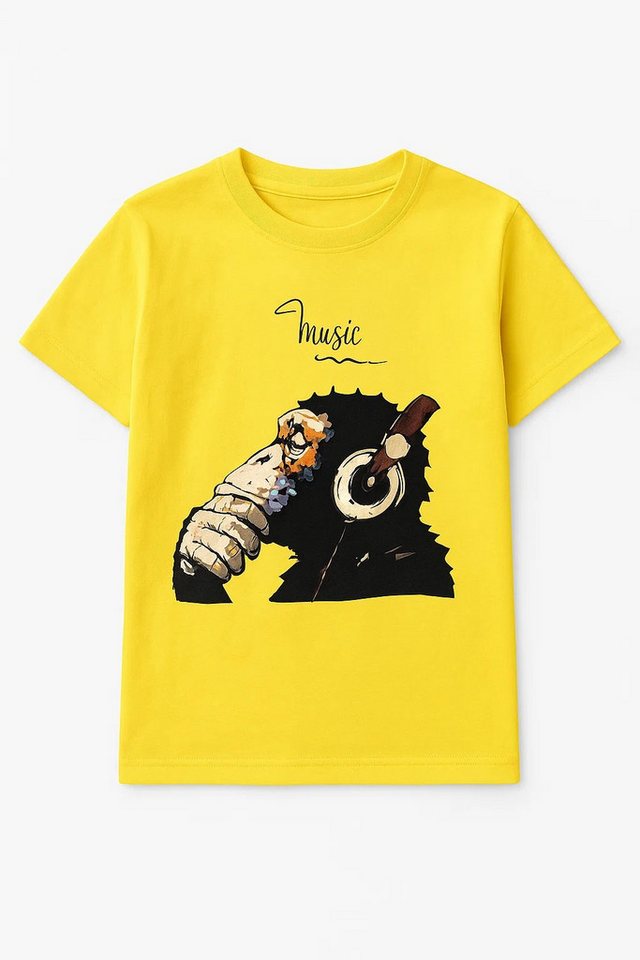THREE OAKS Print-Shirt J270186:Boys T-Shirt mit "GORILLA" Print. 100% Baumwolle THREE OAKS Print-Shirt J270186:Boys T-Shirt mit "GORILLA" Print. 100% Baumwolle von THREE OAKS