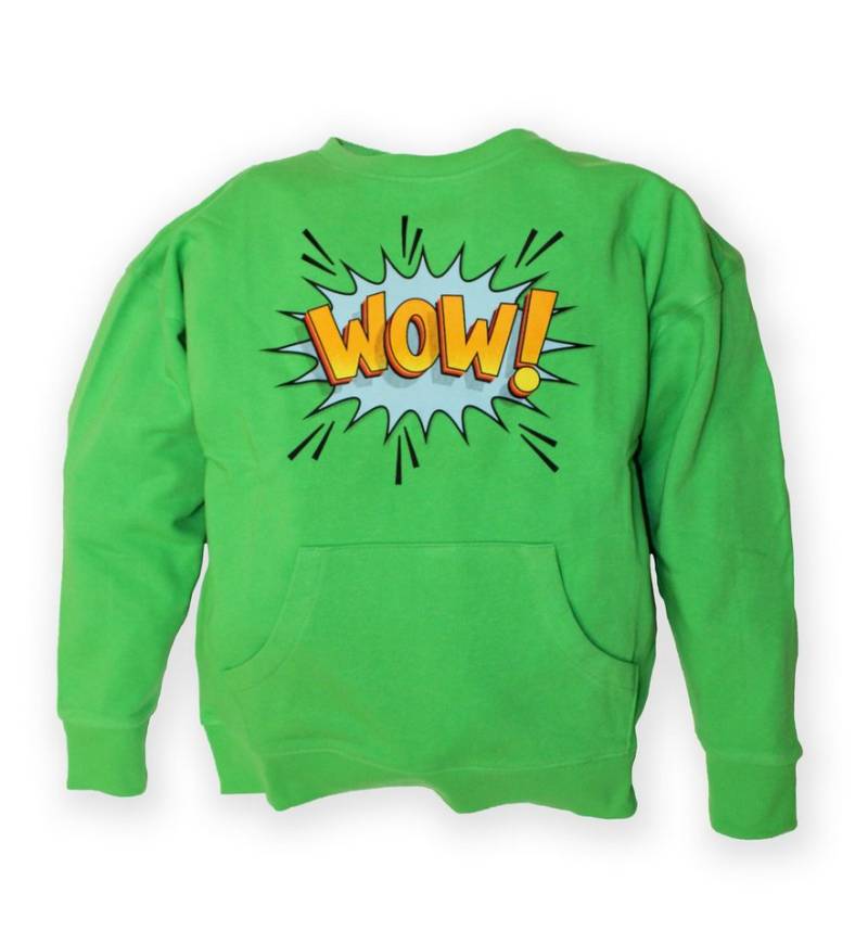 THREE OAKS Sweatshirt J190282 Sweatshirt mit Rundhalsausschnitt und langen Ärmeln. "WOW" THREE OAKS Sweatshirt J190282 Sweatshirt mit Rundhalsausschnitt und langen Ärmeln. "WOW" von THREE OAKS