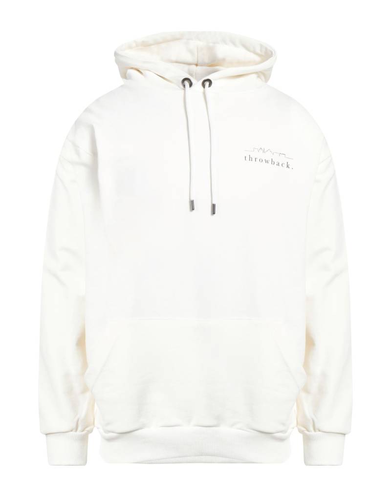THROWBACK. Sweatshirt Herren Weiß von THROWBACK.