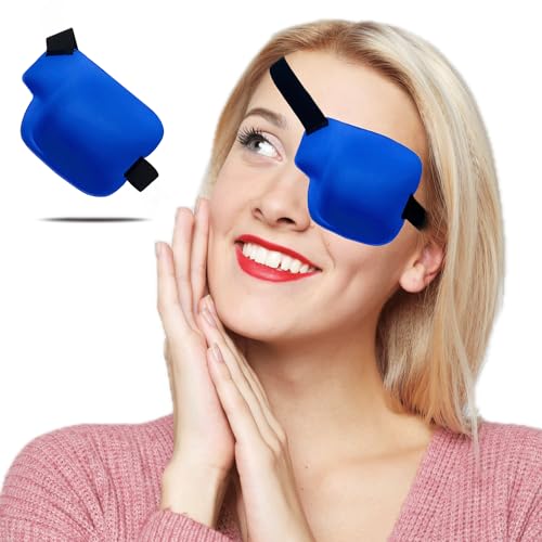 THSIREE 3D-Augenklappe für Erwachsene und Kinder, medizinische Augenklappen, 3D-Amblyopie, faule Augenklappen für das linke Auge, Blau THSIREE 3D-Augenklappe für Erwachsene und Kinder, medizinische Augenklappen, 3D-Amblyopie, faule Augenklappen für das linke Auge, Blau von THSIREE