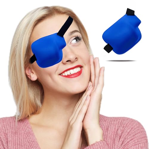 THSIREE 3D-Augenklappe für Erwachsene und Kinder, medizinische Augenklappen, 3D-Amblyopie, faule Augenklappen für das rechte Auge, Blau THSIREE 3D-Augenklappe für Erwachsene und Kinder, medizinische Augenklappen, 3D-Amblyopie, faule Augenklappen für das rechte Auge, Blau von THSIREE