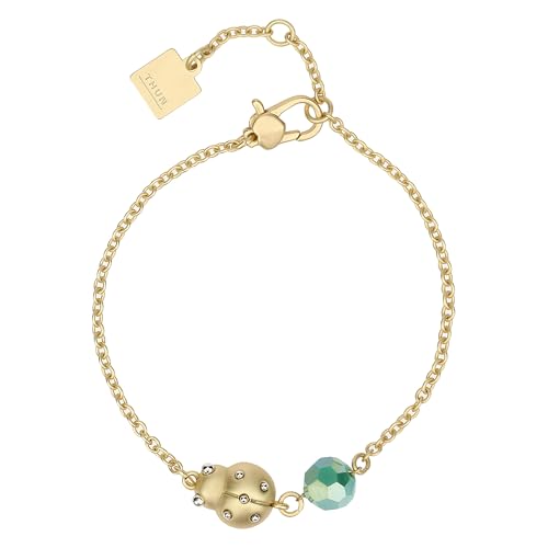 THUN Armband mit Marienkäfer und Perlen – Metall, Glas, Harz – Kollektion Widmet sich Ihnen – 16 + 3 cm von THUN