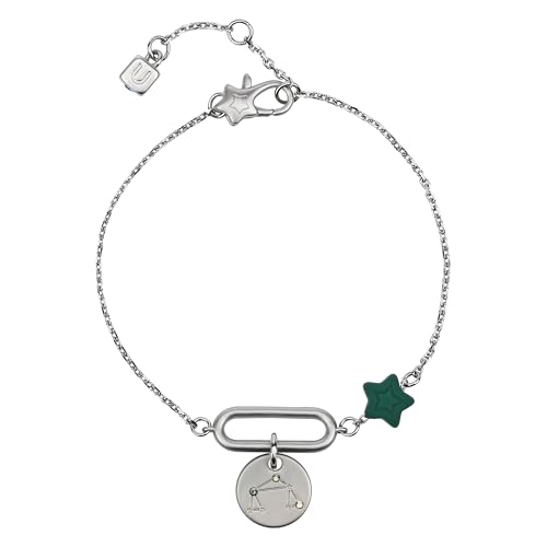 THUN - Armband mit Stern und Anhänger "Waage" - Metall und Keramik - Kollektion Für Sie gewidmet - 16 + 3 cm von THUN
