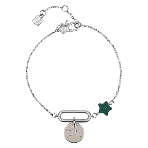 THUN - Armband mit Stern und Anhänger "Wassermann" - Metall und Keramik - Kollektion Für Sie gewidmet - 16 + 3 cm von THUN