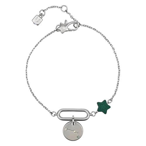 THUN - Armband mit Stern und Anhänger "Widder" - Metall und Keramik - Kollektion Für Sie gewidmet - 16 + 3 cm von THUN