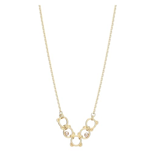 THUN - Halskette mit Teddy und Perlen - Metall - Kollektion für Dich - 40 + 5 cm von THUN