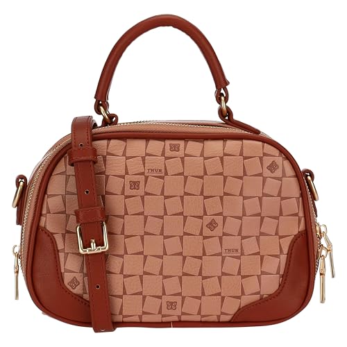 THUN - Schulter-/Handtasche - Polyester, PU, Metall - Kollektion Sempre con me - 23 x 8 x 16 cm von THUN