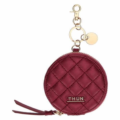 Thun - Runder Cherry Schlüsselanhänger mit Reißverschluss - Metall - Kollektion Sempre Con me - Ø 8,5 cm - 2,5 cm h von THUN