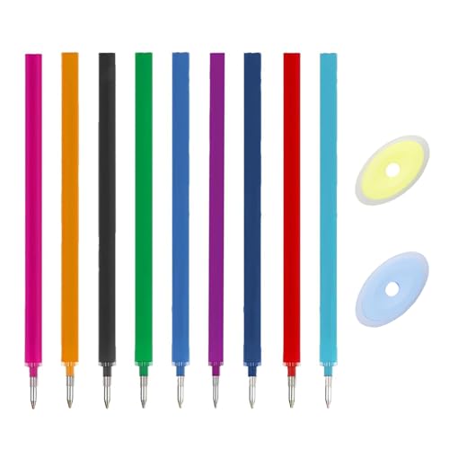 THXFUNAREA 12er Pack Ersatzminen für Legam Stifte, Minen für Legam radierbare stifte, Refill für Legam Bee, Gelschreibermine Radierbar for Legam Milano,Mit Radiergummi von THXFUNAREA