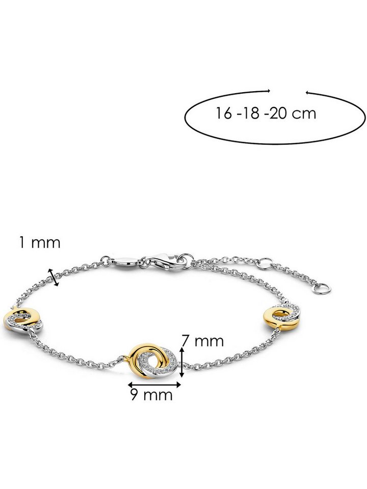 TI SENTO - Milano Silberarmband Ti Sento - Milano Damen-Armband 925er Silber, Klassisch von TI SENTO - Milano