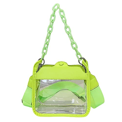 TIAASTAP Durchsichtige Tasche für Damen, Tragbar Durchsichtige Kosmetiktasche Transparent Konzert Tasche Durchsichtige Umhängetasche Transparente Tasche, vom Stadion zugelassen, Reisegadets von TIAASTAP