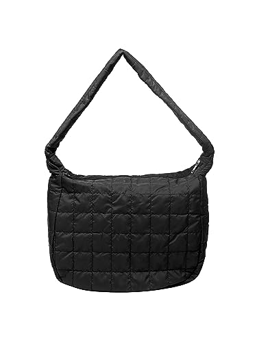 TIAASTAP Gesteppte Umhängetasche für Damen Puffer Tote Bag Leicht Handtasche Damen Groß Gesteppte Tasche Puffy Tote Bag mit Reißverschluss Stepptasche Schultertasche Gittermuster von TIAASTAP