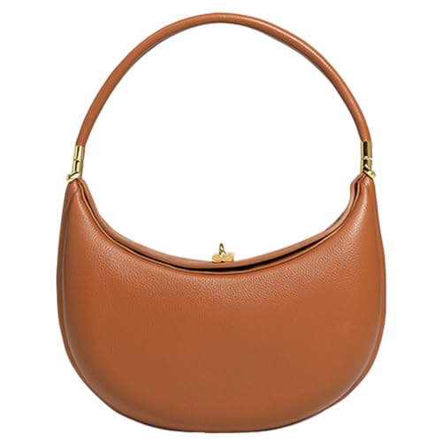 TIAASTAP Half Moon Bag Damen Handtasche Hobo Tasche Crossbody Bag Damen Ledertasche Damen Umhängetaschen y2k Shoulder Bags Schultertasche Damen-Henkeltaschen mit Abnehmbarer Gurt von TIAASTAP