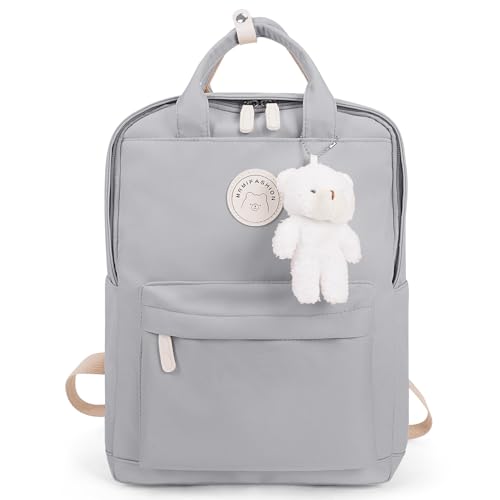 TIAASTAP Kawaii Rucksack Schule für Teenager Mädchen, Aesthetic School Bag Cute Backpack Wasserdicht Schulrucksack Mädchen Schultasche 14 Zoll Laptop Rucksack Kinderrucksack Schulranzen von TIAASTAP