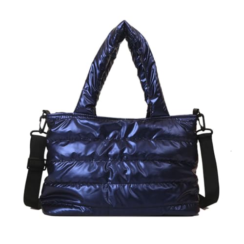 TIAASTAP Puffer Tote Bag für Damen Gesteppte Puffy Handtasche Damen Groß Umhängetasche Stepptasche Leicht Schultertasche Shopper Damen Groß Crossbody Bag Gesteppte Tasche mit Reißverschluss von TIAASTAP