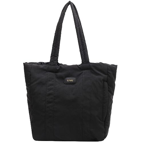 TIAASTAP Puffy Tote Bag für Damen Puffer Bag Handtasche Groß Umhängetasche für Damen Schultertasche Shopper Damen Große Hobo Bag Puffer Tote Bag mit Reißverschluss Stofftasche Beuteltasche von TIAASTAP