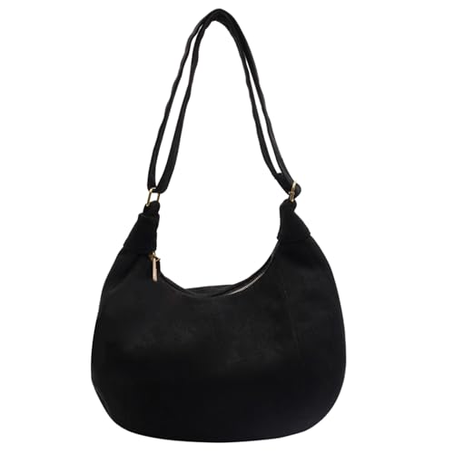 TIAASTAP Shopper Tasche Wildlederimitat Handtasche Damen klein Hobo Bag Vintage Schultertasche Beuteltasche für Everyday und Uni y2k Shoulder Bag Women von TIAASTAP