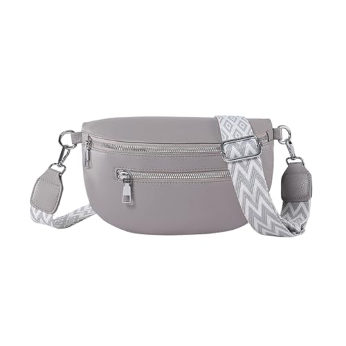 TIAASTAP Umhängetasche Damen klein Bauchtasche Damen Stylisch Brusttasche Crossbody Bag Damen Breiter Gurt Crossbag Gürteltasche Bodybag Women's Cross-body Bags von TIAASTAP