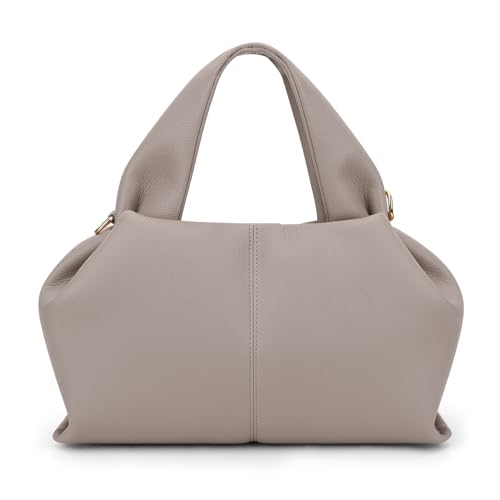 TIAASTAP kleine Handtasche für Damen PU Leder kleine Tasche Vintage Hobo Bag Beuteltasche Einfarbig Clutch Umhängetasche Damen klein Schultertasche Geldbörse Women's Shoulder Bag von TIAASTAP