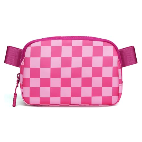 TIAASTAP wasserdichte Bauchtasche Damen/Herren – Karierte Gürteltasche als Brusttasche- & Hüfttasche nutzbar | Diebstahlsicheres Crossbody Bag Festival-Outfit Accessoire von TIAASTAP