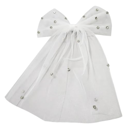 TIANQUXNGI Brautschmuck, Strass-Schleifen, Haar-Accessoire, Haarspange, verleiht Hochzeitskleidern und Abendkleidern für besondere Anlässe von TIANQUXNGI