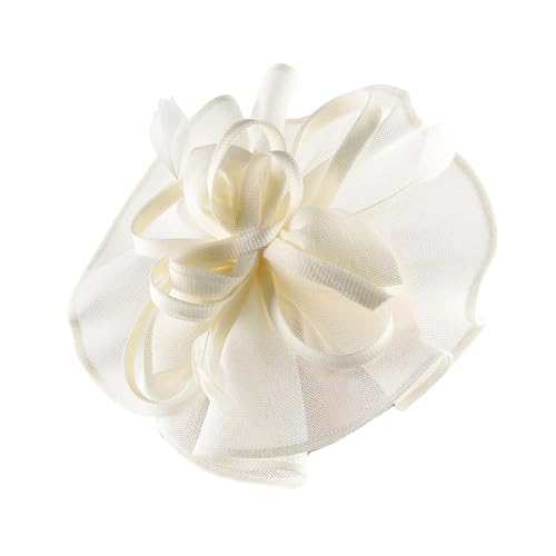 TIANQUXNGI Net Blume Top Hüte Teaparty Kostüm Fascinator Caps Stirnband Kostüm Hut Fascinator Stirnband Caps von TIANQUXNGI