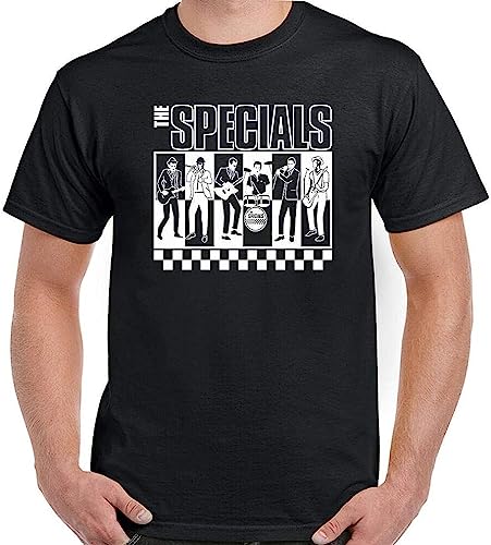 The Specials T-Shirt Herren 2Tone Ska Z Ton 2 Scooter Mens Erwachsene Short Sleeve Shirt Top T-Shirts & Hemden(Medium) von TIANZHONG77