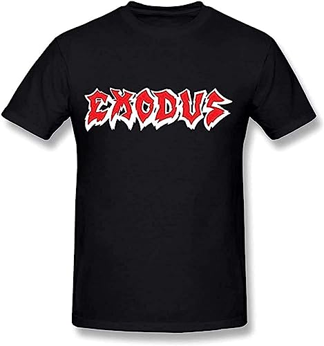 Two Men's Exodus The Band Logo T-Shirt Black T-Shirts & Hemden(Large) von TIANZHONG77