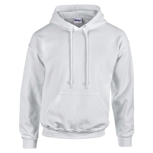 TICTEX Hoodie Herren by Gildan | Kapuzenpullover S - 5XL in vielen Farben | Heavy Blend Komfortable Passform Langlebig und Stilvoll | Ideal für den Alltag und Sport | Ash, 3XL von TICTEX