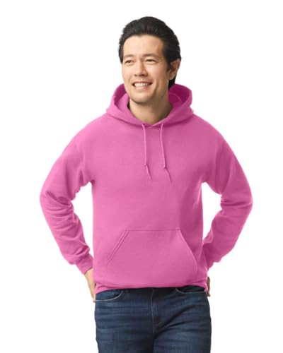 TICTEX Hoodie Herren by Gildan | Kapuzenpullover S - 5XL in vielen Farben | Heavy Blend Komfortable Passform Langlebig und Stilvoll | Ideal für den Alltag und Sport | Azalea, 3XL von TICTEX