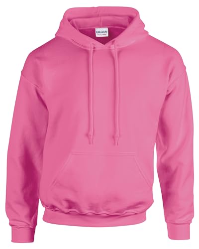 TICTEX Hoodie Herren by Gildan | Kapuzenpullover S - 5XL in vielen Farben | Heavy Blend Komfortable Passform Langlebig und Stilvoll | Ideal für den Alltag und Sport | Azalea, M von TICTEX