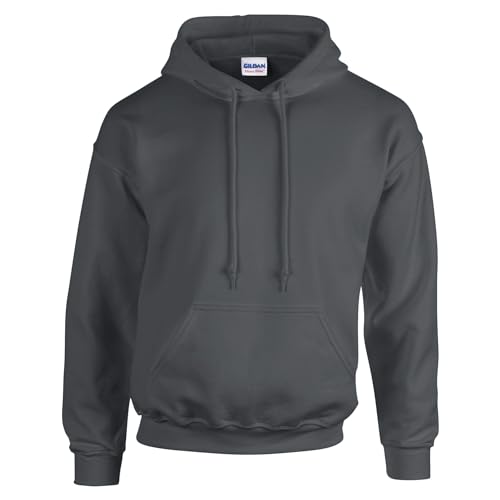 TICTEX Hoodie Herren by Gildan | Kapuzenpullover S - 5XL in vielen Farben | Heavy Blend Komfortable Passform Langlebig und Stilvoll | Ideal für den Alltag und Sport | Charcoal, XXL von TICTEX